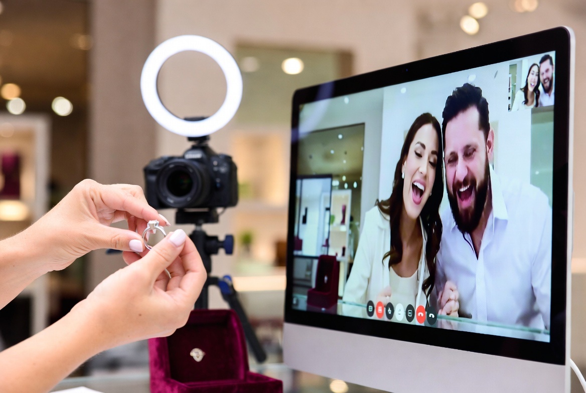 Video consultations transforming online diamond sales through expert guidance and real-time product demonstrations